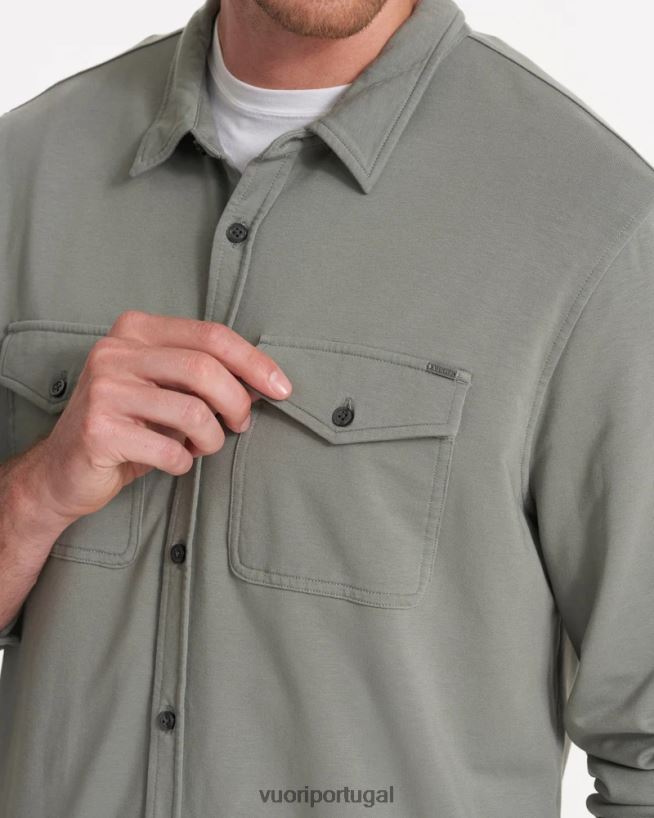 tormentoso jaqueta de camisa avenida homens Vuori 68NJ8J540 roupas - Image 3