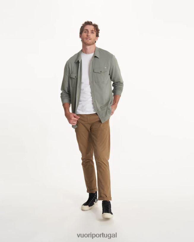 tormentoso jaqueta de camisa avenida homens Vuori 68NJ8J540 roupas - Image 4