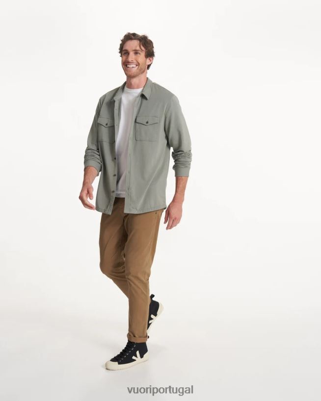 tormentoso jaqueta de camisa avenida homens Vuori 68NJ8J540 roupas - Image 5