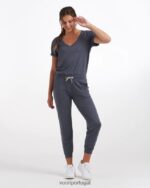 urze azul macacão o dia todo mulheres Vuori 68NJ8J362 roupas - Image 4