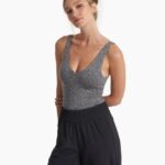 urze cinza body halo mulheres Vuori 68NJ8J106 roupas