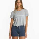 urze cinza bom dia camiseta mulheres Vuori 68NJ8J93 roupas