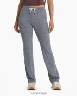 urze cinza calça flare com perna larga halo mulheres Vuori 68NJ8J340 roupas