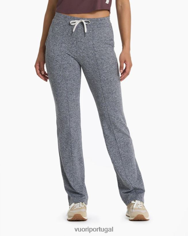 urze cinza calça flare com perna larga halo mulheres Vuori 68NJ8J340 roupas - Image 1