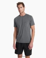 urze cinza camiseta de desempenho tradewind homens Vuori 68NJ8J474 roupas - Image 3
