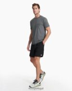 urze cinza camiseta de desempenho tradewind homens Vuori 68NJ8J474 roupas - Image 5