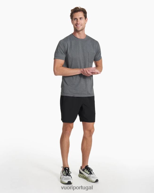 urze cinza camiseta de desempenho tradewind homens Vuori 68NJ8J474 roupas - Image 6