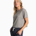 urze cinza camiseta de energia mulheres Vuori 68NJ8J109 roupas