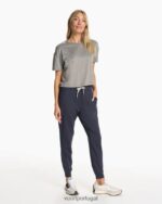 urze cinza camiseta de energia mulheres Vuori 68NJ8J109 roupas - Image 3