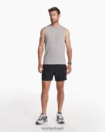 urze cinza camiseta muscular zéfiro homens Vuori 68NJ8J454 roupas - Image 6