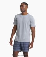 urze cinza camiseta zéfiro homens Vuori 68NJ8J482 roupas - Image 2