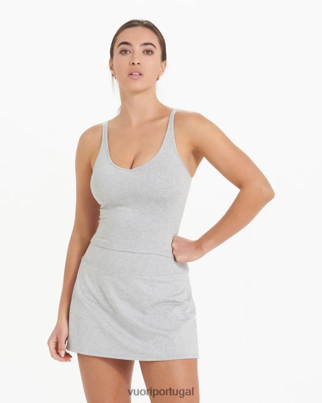 urze cinza claro colheita de desempenho halo mulheres Vuori 68NJ8J41 roupas - Image 1
