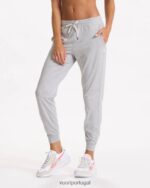 urze cinza claro jogger de desempenho - longo mulheres Vuori 68NJ8J310 roupas - Image 2