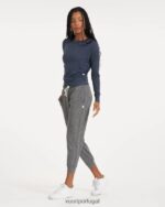 urze cinza corredor de desempenho mulheres Vuori 68NJ8J294 roupas - Image 5