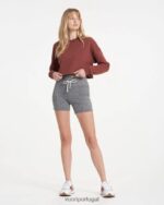 urze cinza halo vintage curto mulheres Vuori 68NJ8J198 roupas - Image 6