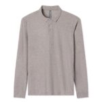 urze cinza polo strato tech manga longa homens Vuori 68NJ8J534 roupas