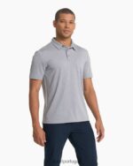 urze cinza polo zéfiro homens Vuori 68NJ8J524 roupas - Image 2