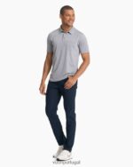 urze cinza polo zéfiro homens Vuori 68NJ8J524 roupas - Image 5