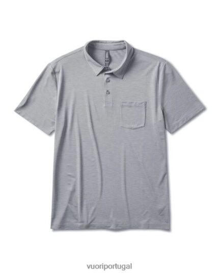 urze cinza polo zéfiro homens Vuori 68NJ8J524 roupas