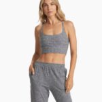 urze cinza sutiã de elevação de linha longa mulheres Vuori 68NJ8J17 roupas