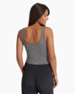 urze cinza tanque essencial halo mulheres Vuori 68NJ8J62 roupas - Image 3