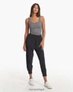 urze cinza tanque essencial halo mulheres Vuori 68NJ8J62 roupas - Image 4