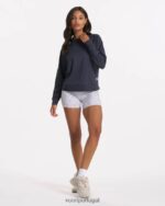 urze da meia-noite tripulação halo de manga longa mulheres Vuori 68NJ8J116 roupas - Image 2