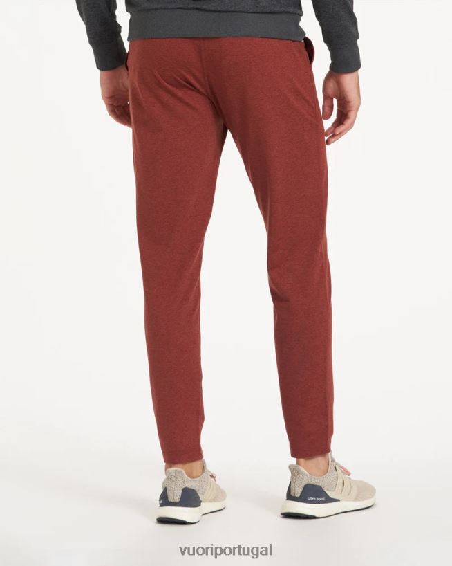 urze de barro vermelho calça performance ponto homens Vuori 68NJ8J892 roupas - Image 4