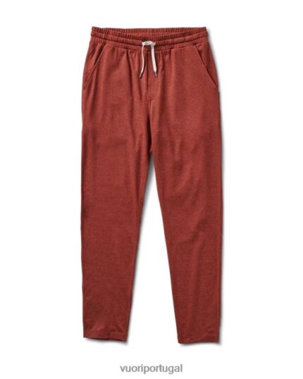 urze de barro vermelho calça performance ponto homens Vuori 68NJ8J892 roupas