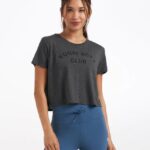 urze de carvão camiseta do clube actv mulheres Vuori 68NJ8J99 roupas