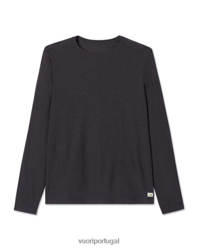 urze de carvão camiseta strato tech manga longa homens Vuori 68NJ8J552 roupas - Image 1