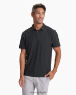 urze de carvão polo tech strato homens Vuori 68NJ8J516 roupas - Image 2