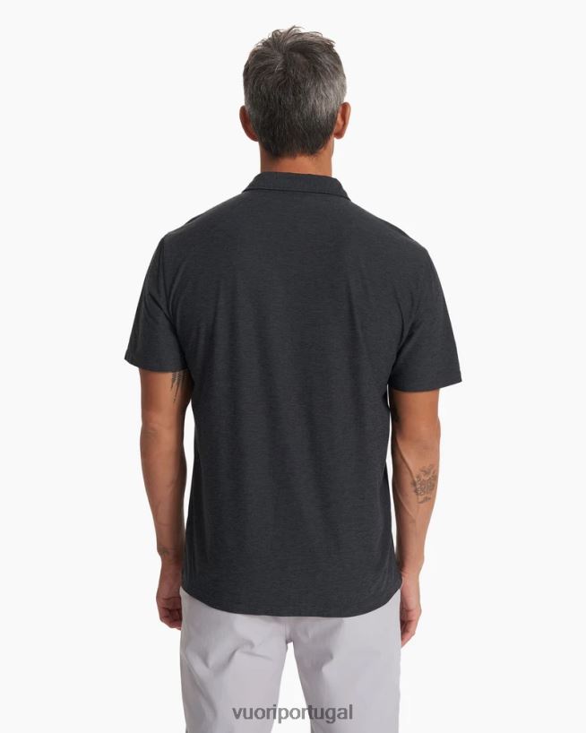 urze de carvão polo tech strato homens Vuori 68NJ8J516 roupas - Image 4