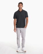 urze de carvão polo tech strato homens Vuori 68NJ8J516 roupas - Image 5