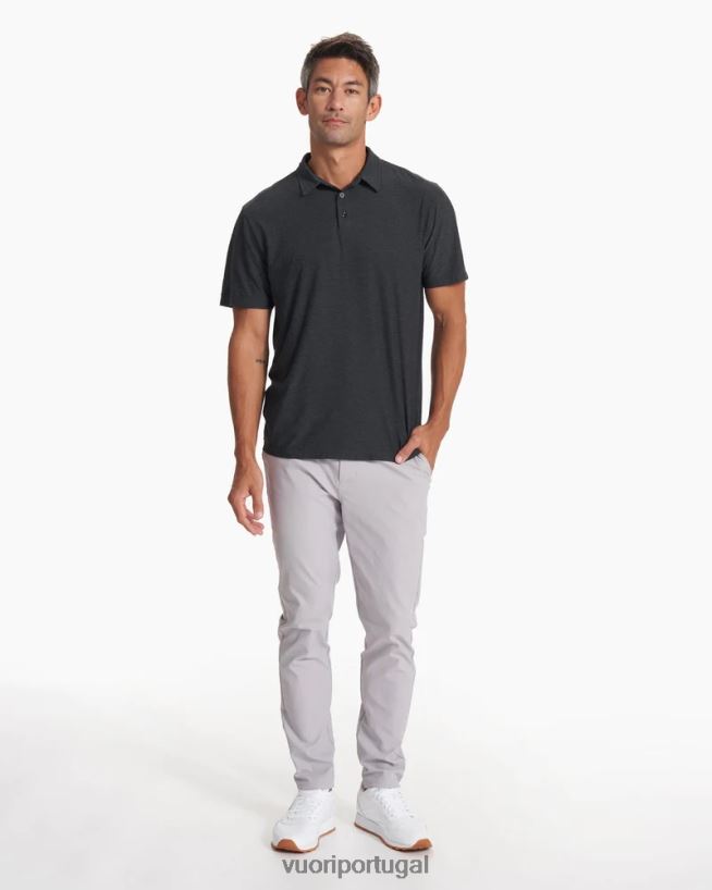 urze de carvão polo tech strato homens Vuori 68NJ8J516 roupas - Image 5