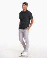 urze de carvão polo tech strato homens Vuori 68NJ8J516 roupas - Image 6