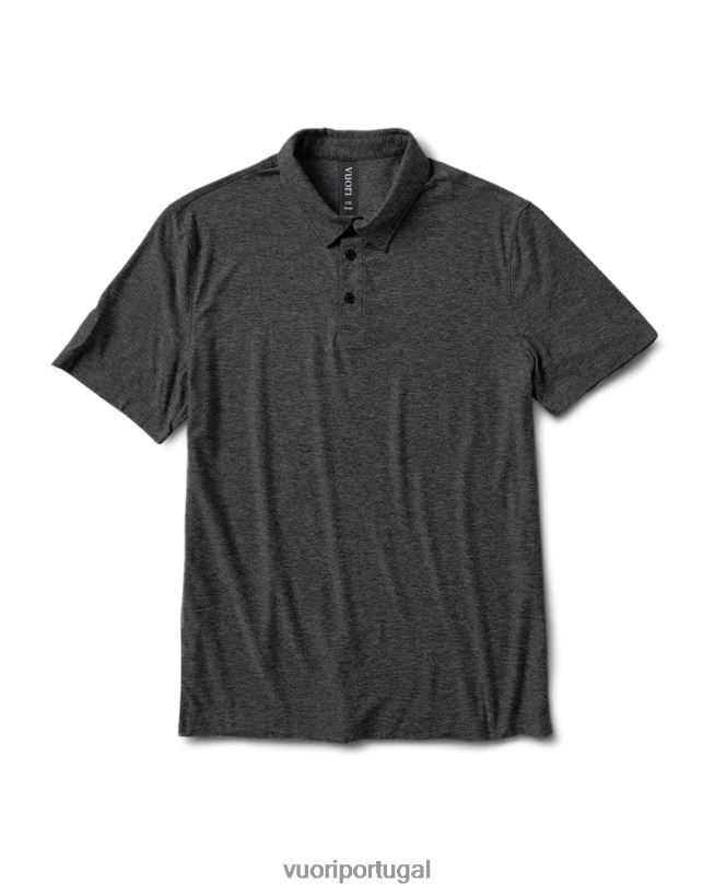 urze de carvão polo tech strato homens Vuori 68NJ8J516 roupas - Image 1