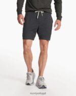 urze de carvão ponto curto homens Vuori 68NJ8J709 roupas - Image 2