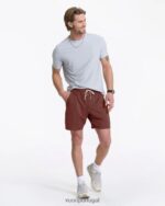 urze de cedro ponto curto homens Vuori 68NJ8J753 roupas - Image 5