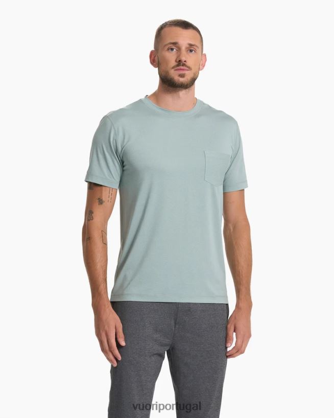 urze de Netuno camiseta de desempenho tradewind homens Vuori 68NJ8J477 roupas - Image 2