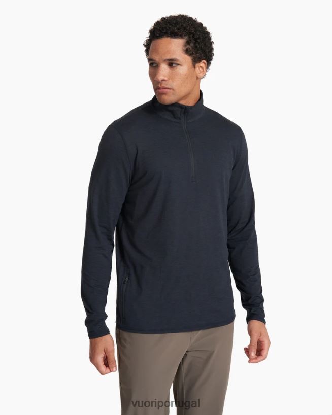 urze de tinta facilidade de desempenho meio zíper homens Vuori 68NJ8J569 roupas - Image 3
