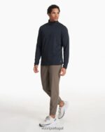 urze de tinta facilidade de desempenho meio zíper homens Vuori 68NJ8J569 roupas - Image 6