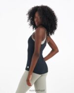 urze de tinta tanque de desempenho lux mulheres Vuori 68NJ8J55 roupas - Image 2