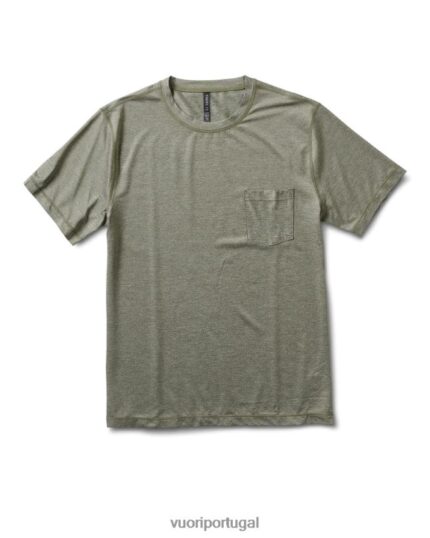 urze do exército camiseta de desempenho tradewind homens Vuori 68NJ8J505 roupas