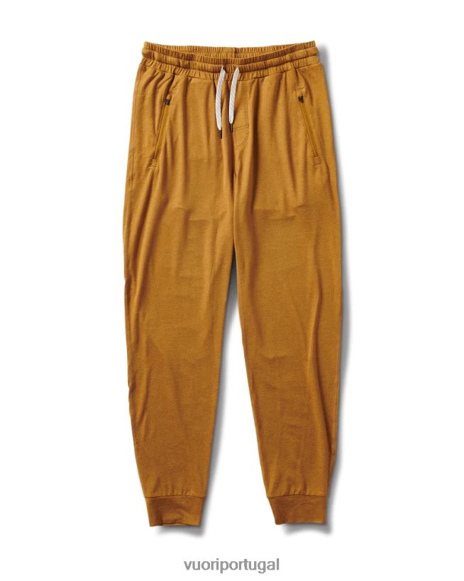 urze dourada escura jogger ponto performance homens Vuori 68NJ8J897 roupas - Image 1