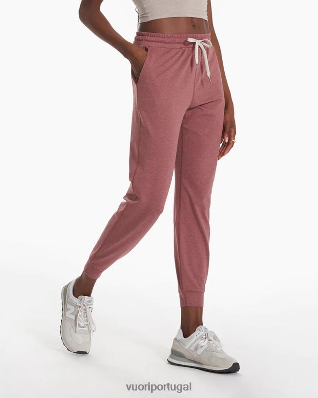 urze marsala jogger de desempenho - longo mulheres Vuori 68NJ8J309 roupas - Image 2