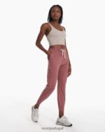 urze marsala jogger de desempenho - longo mulheres Vuori 68NJ8J309 roupas - Image 4
