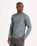 urze nuvem camiseta de desempenho tradewind de manga comprida homens Vuori 68NJ8J562 roupas - Image 2