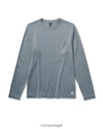 urze nuvem camiseta de desempenho tradewind de manga comprida homens Vuori 68NJ8J562 roupas