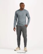urze nuvem camiseta de desempenho tradewind de manga comprida homens Vuori 68NJ8J562 roupas - Image 4